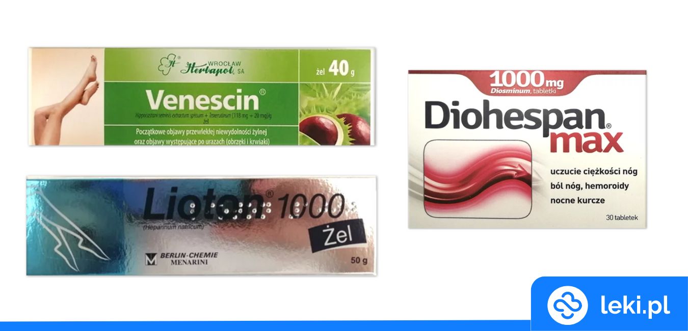 Poznaj bardzo dobre leki na żylaki bez recepty!