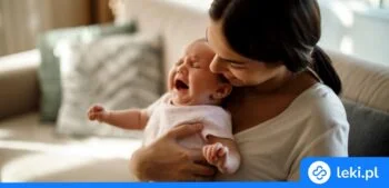 Ilustracja poradnika Co na kolkę dla niemowlaka? Leki na kolki i domowe sposoby