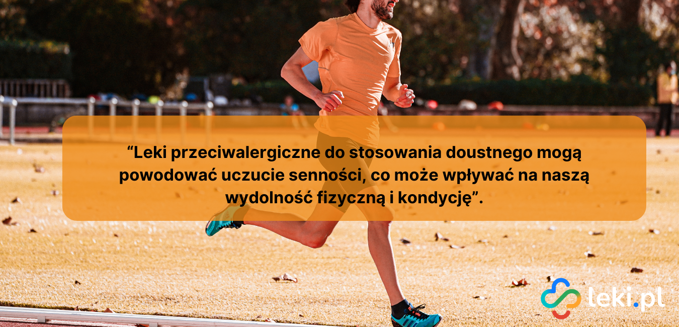 Leki na alergie a aktywność fizyczna.