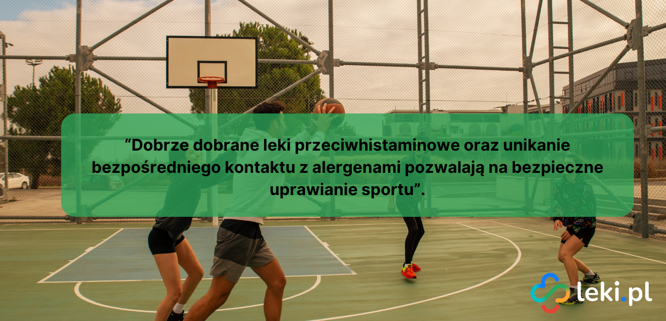 Leki na alergie a aktywność fizyczna.