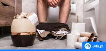 Ilustracja poradnika Nifuroksazyd na biegunkę — dlaczego to nie jest dobry pomysł?