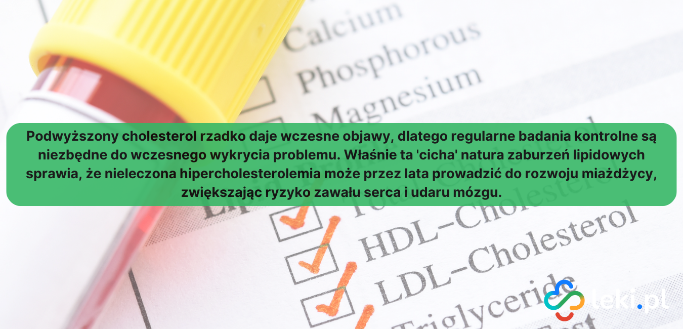lipidogram. co na wysoki cholesterol?