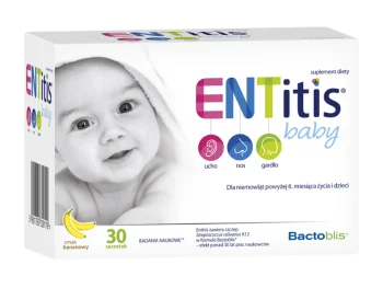 Zdjęcie produktu ENTitis Baby, smak bananowy, proszek w saszetkach