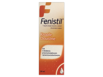 Fenistil, krople doustne, 1 mg/ml