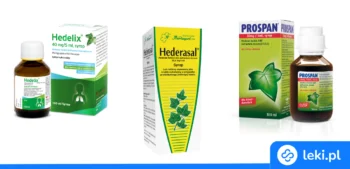 Ilustracja poradnika Syrop z bluszczu na kaszel – Hedelix, Hederasal czy Prospan?