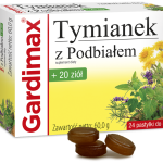 Gardimax tymianek z podbiałem + 20 ziół, pastylki do ssania