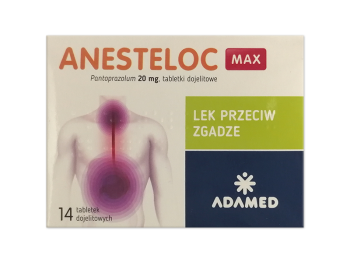 Anesteloc Max, tabletki dojelitowe, 20 mg
