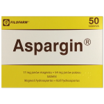 Aspargin, tabletki, 17 mg + 54 mg