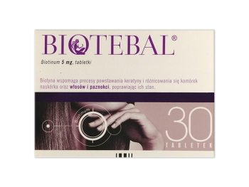 Biotebal, tabletki, 5 mg