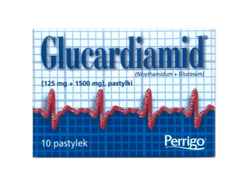 Zdjęcie produktu Glucardiamid, pastylki do ssania, 125 mg + 1500 mg