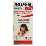 Ibufen Forte dla dzieci, smak truskawkowy, zawiesina, 200 mg/5 ml