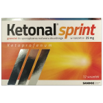 Ketonal Sprint, saszetki, 25 mg