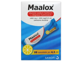 Zdjęcie produktu Maalox, zawiesina doustna, 460 mg + 400 mg