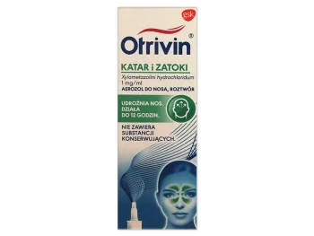 Zdjęcie produktu Otrivin katar i zatoki, aerozol do nosa, 1 mg/ml