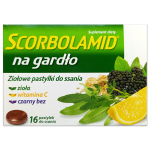 Scorbolamid na gardło, tabletki do ssania
