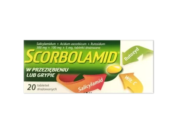 Zdjęcie produktu Scorbolamid, tabletki drażowane