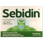Sebidin, tabletki do ssania, 5 mg + 50 mg