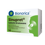 Sinupret, tabletki drażowane