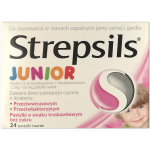 Strepsils Junior, tabletki do ssania, 1,2 mg + 0,6 mg