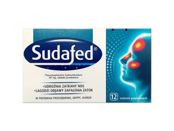 Zdjęcie produktu Sudafed, tabletki, 60 mg
