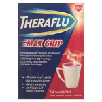 Theraflu Max Grip, saszetki, 1000 mg + 70 mg + 10 mg