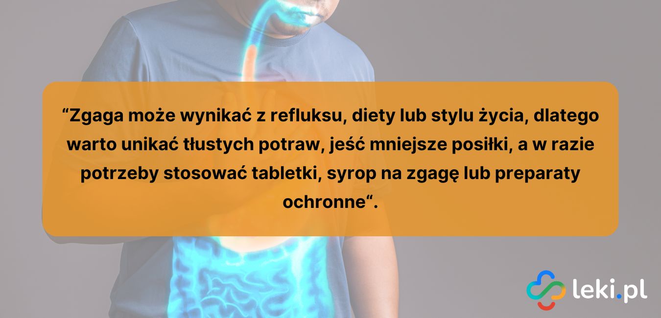 Najlepszy lek na zgagę (fot. Canva).
