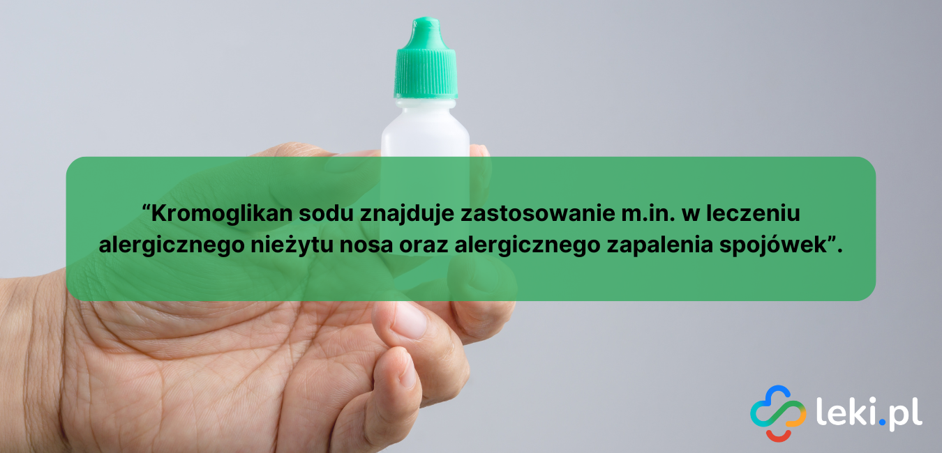 Kromoglikan sodu na alergie.