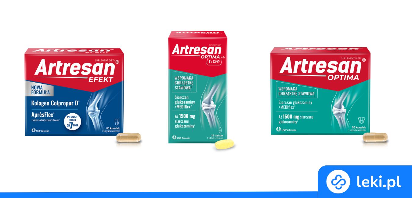 Artresan na stawy i inne produkty – saszetki, tabletki i cenne porady