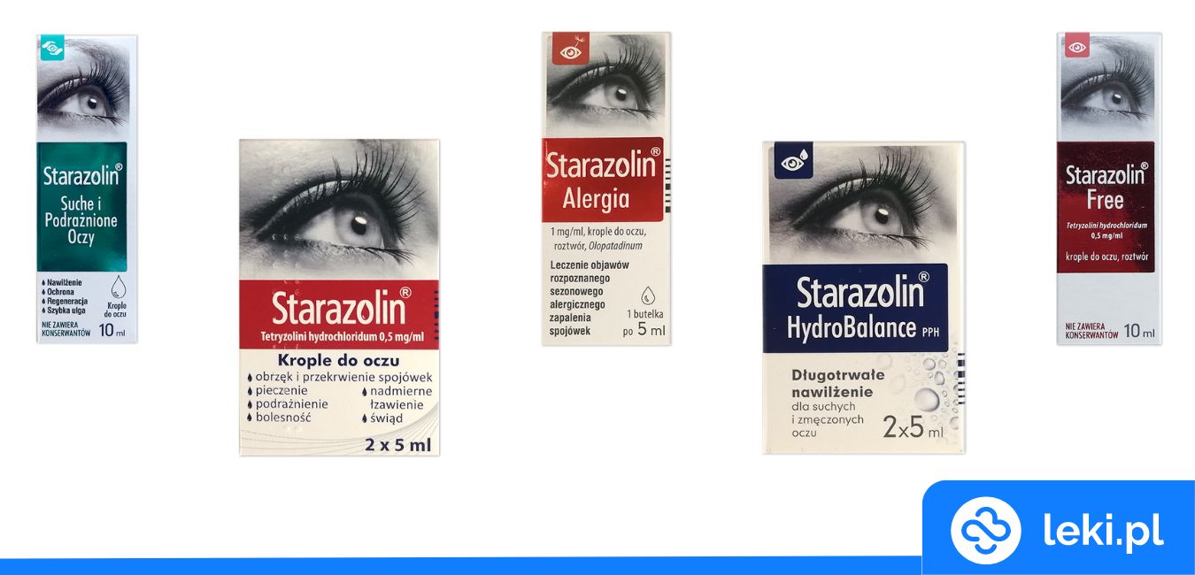 Które krople do oczu z serii Starazolin wybrać?