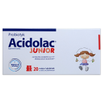 Acidolac Junior, smak truskawkowy, tabletki do żucia