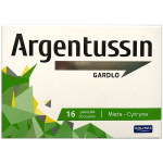 Argentussin Gardło, smak miętowo-cytrynowy, pastylki do ssania