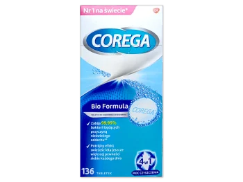 Zdjęcie produktu Corega Tabs Bio Formula, tabletki do czyszczenia protez