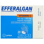 Efferalgan Vitamin C, tabletki musujące, 330 mg + 200 mg
