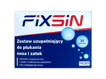 Zdjęcie produktu Fixsin zestaw uzupełniający do płukania zatok, saszetki