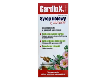 Zdjęcie produktu S-Lab Gardlox 7 syrop ziołowy z miodem i witaminą