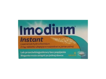 Zdjęcie produktu Imodium Instant, tabletki ulegające rozpadowi w jamie ustnej, 2 mg