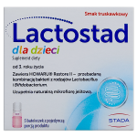 Lactostad dla dzieci, smak truskawkowy, płyn
