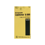 Lipancrea, kapsułki dojelitowe, 8000 j.m.