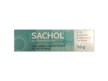 Sachol, żel, 87,1 mg + 0,1 mg/g