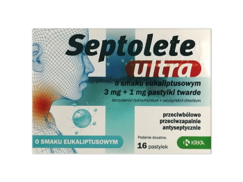 Septolete Ultra, pastylki, 3 mg + 1 mg