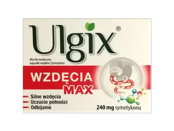Zdjęcie produktu Ulgix Wzdęcia MAX, kapsułki miękkie, 240 mg