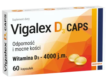 Zdjęcie produktu Vigalex D3 Caps, kapsułki miękkie, 4000 j.m.