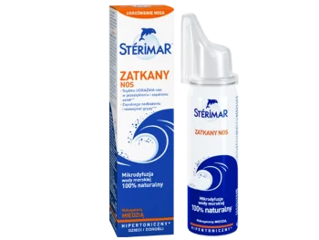 Zdjęcie produktu STERIMAR Zatkany Nos woda morska, płyn