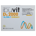Ibuvit D3 2000 + K2 MK-7 Omega 3, kapsułki