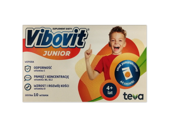 Vibovit Junior, smak pomarańczowy, proszek
