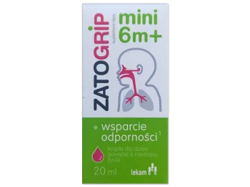 Zdjęcie produktu Zatogrip Mini 6 m+, krople doustne