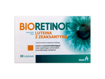 Bioretinof luteina z zeaksantyną, tabletki