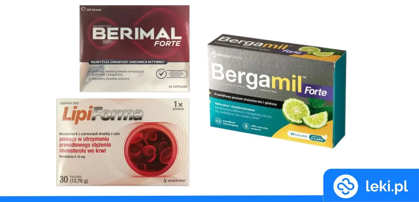 Najmniej szkodliwy preparat na cholesterol. Berimal czy Lipiforma?