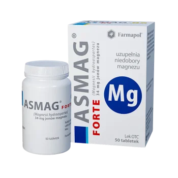 Zdjęcie produktu FARMAPOL Asmag forte, tabletki, 500 mg