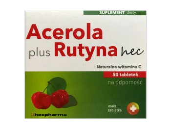 Zdjęcie produktu Acerola Plus rutyna hec, tabletki